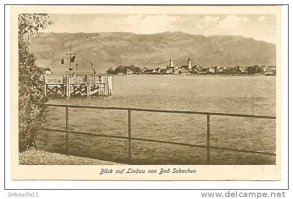 LINDAU   -   * Gesehen Von VON BAD SCHACHEN Aus *   -    Verlag : TRINKS Et CO./ Numéro: 2 - Lindau A. Bodensee