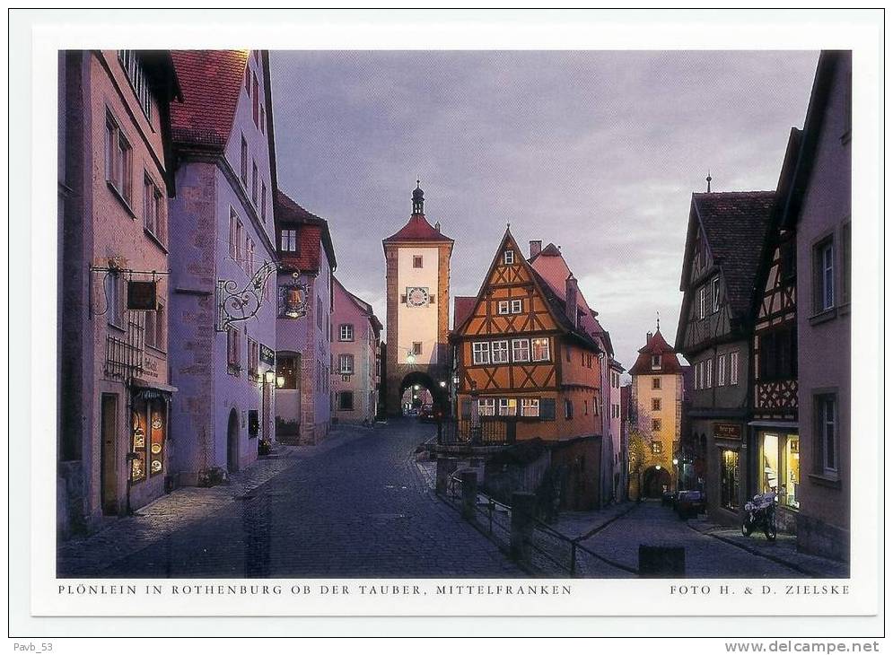 Rothenburg An Der Tauber (Mittelfranken) : Plönplein - Rothenburg O. D. Tauber