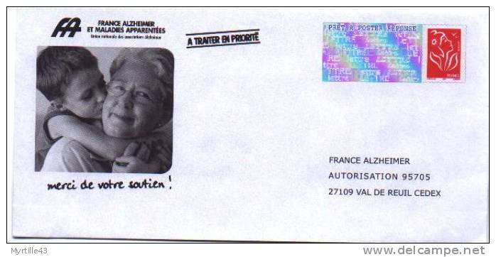 PAP Réponse France Alzheimer - Neuf - N° 06P214 - Prêts-à-poster: Réponse /Lamouche