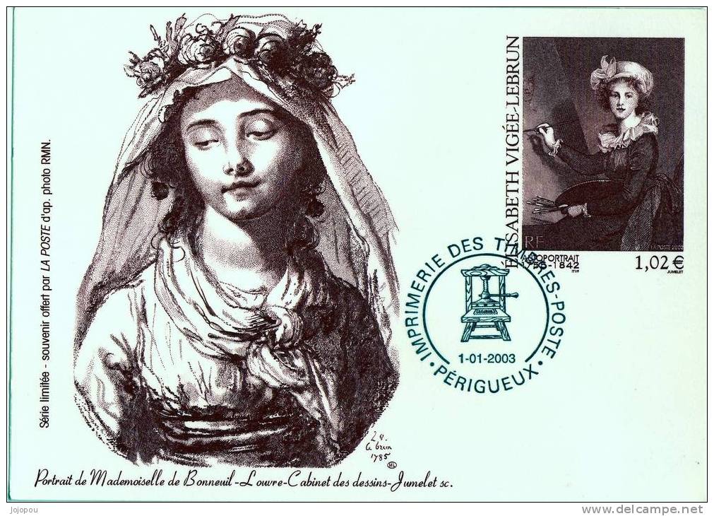 Souvenir Philatélique 2003 - Pseudo-officiële  Postwaardestukken
