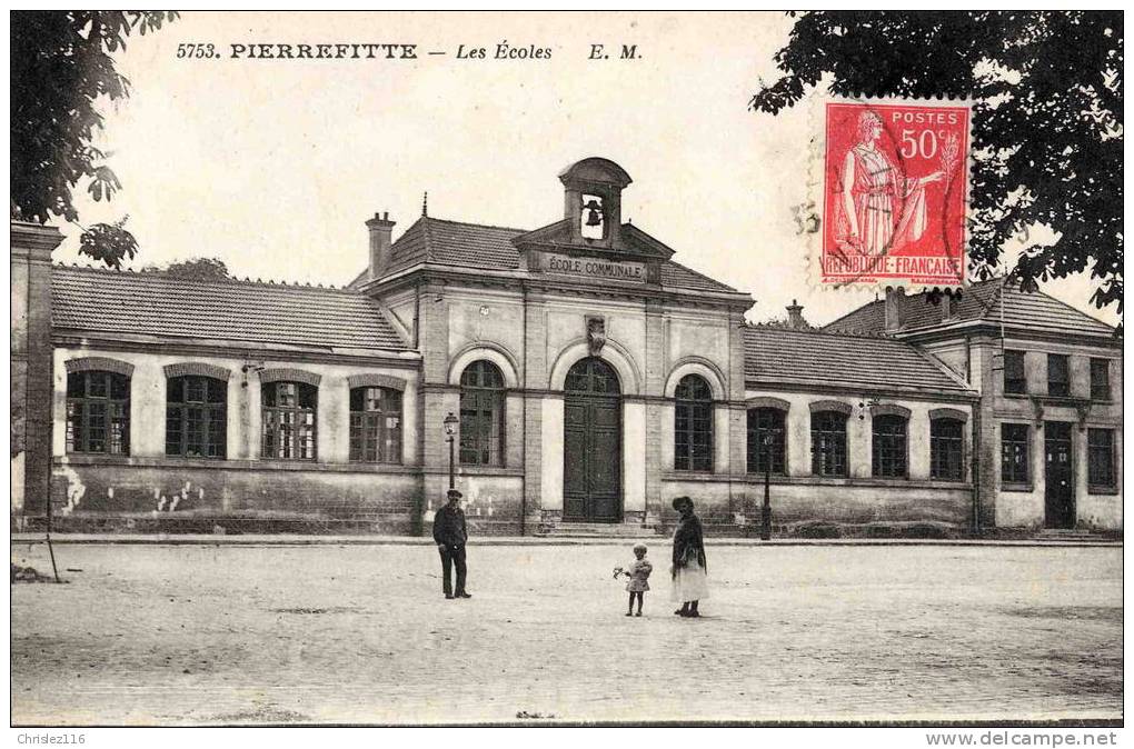 93 PIERREFITTE Les Ecoles  Beau Plan Animé - Pierrefitte Sur Seine