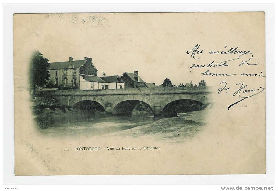 PONTORSON - Vue Du Pont Sur Le Couesnon - Pontorson