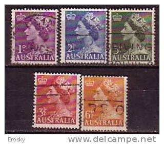 PGL - AUSTRALIA Yv N°196/98A - Usados
