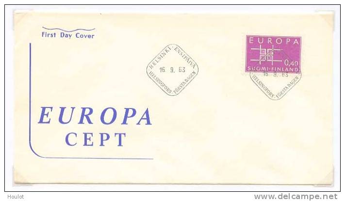 Europa Cept 1963 Als FDC Finnland Mi.N° 576; - Cartas & Documentos