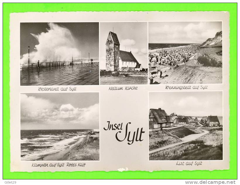 INSEL SYLT - 5 Fotos - VERLAG SCHONING & CO. - AGFA - - Sylt