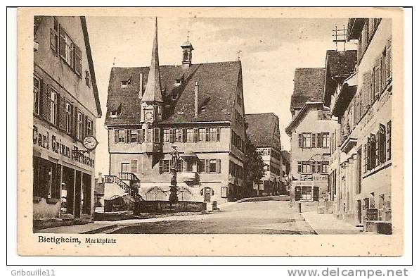 BIETIGHEIM   -   ** MARKTPLATZ **   -    Hrsg.: H.STING ,Tübingen    N° 57927 - Bietigheim-Bissingen