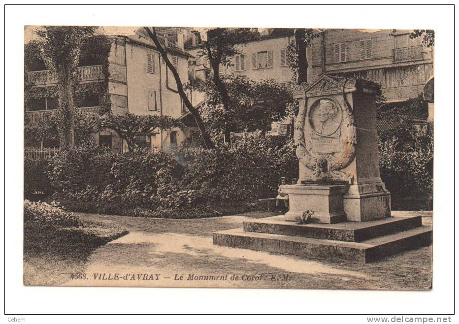VILLE D´AVRAY 92 MONUMENT DE COROT HAUTS DE SEINE - Ville D'Avray