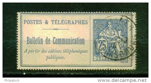 TELEPHONE N° 24 Obl. - Telegraph And Telephone