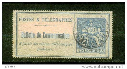 TELEPHONE N° 24 Obl. - Télégraphes Et Téléphones