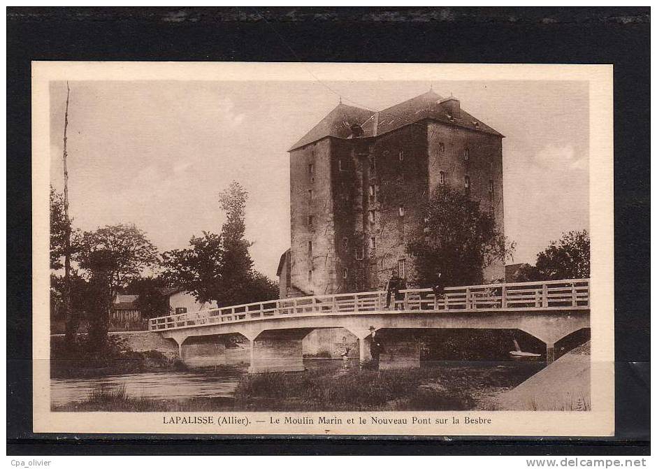 03 LAPALISSE Moulin Marin, Nouveau Pont Sur La Bresle, Animée, Ed Chabert, 193? - Lapalisse