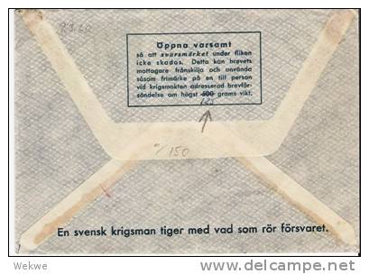 S235/ - SCHWEDEN - / Feldpost Kongo 1961 - Cartas & Documentos