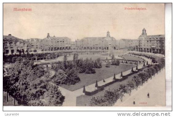 Old Germany Postcard- Carte Ancienne D´Allemagne - Mannheim - Mannheim