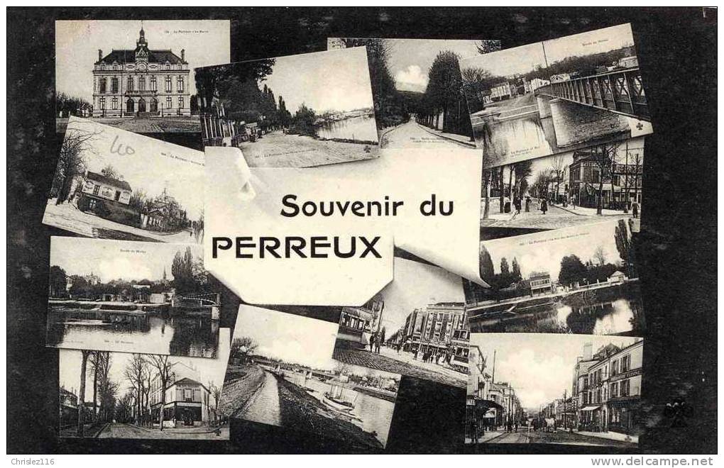 94 LE PERREUX Multivues Souvenir Du Perreux  Idéal Pour Présentation De Collection - Le Perreux Sur Marne