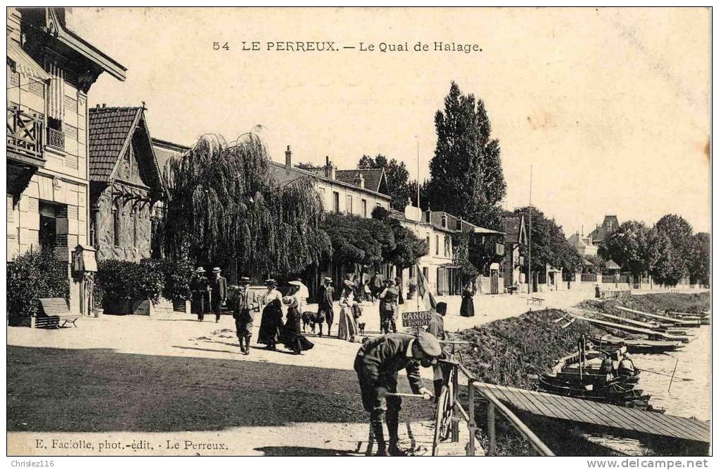 94 LE PERREUX Le Quai De Halage  TOP  1907 - Le Perreux Sur Marne
