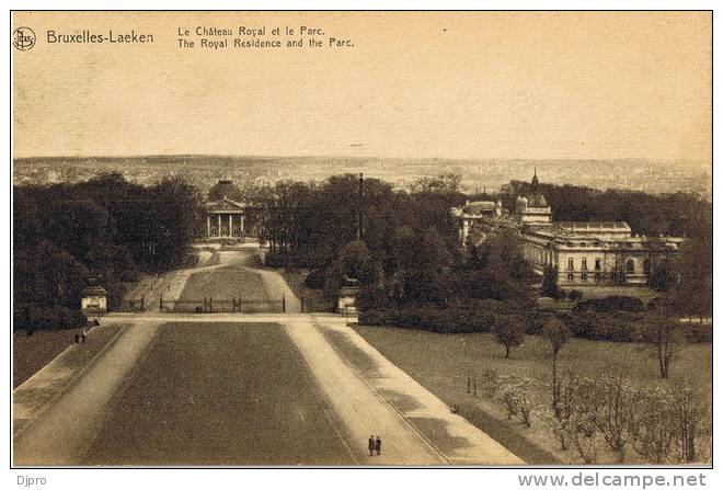 Laeken  Le Chateau Royal Et Parc - Laeken