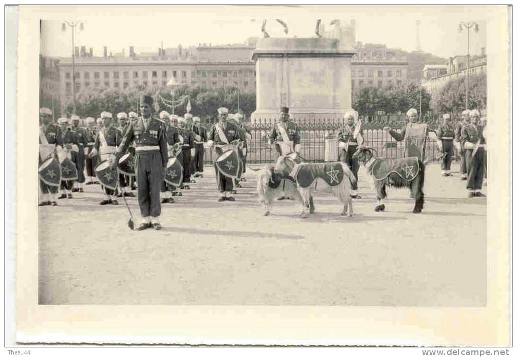 ¤¤ LYON - Photo Du 30/06/57 à L´occasion De La Prise D´Armes (centenaire Des Troupes Coloniales ) Place Belle-Cour ¤¤ - Autres & Non Classés