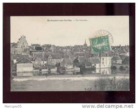 23011 Beaumont Sur Sarthe Vue Générale édit.bouveret   Belle Carte - Beaumont Sur Sarthe