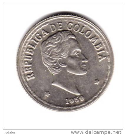 20 Centavos 1959 Colombie - Colombie