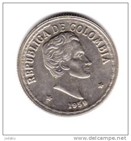 20 Centavos 1959 Colombie - Colombia