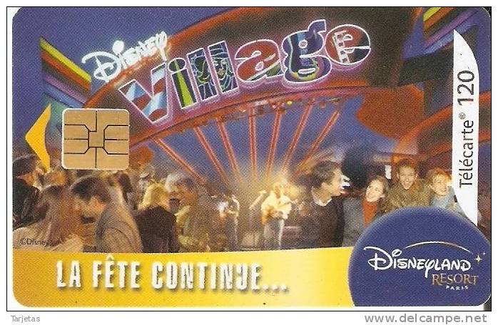 TARJETA DE FRANCIA DE DISNEY VILLAGE RESORT DE 120 UNITES - Disney