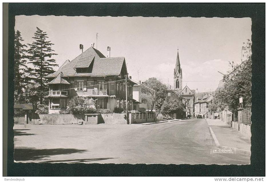 CPSM - Cernay (68) - Rue Clémenceau ( Ed. LA CIGOGNE 68 063 03 Format CPA) - Cernay