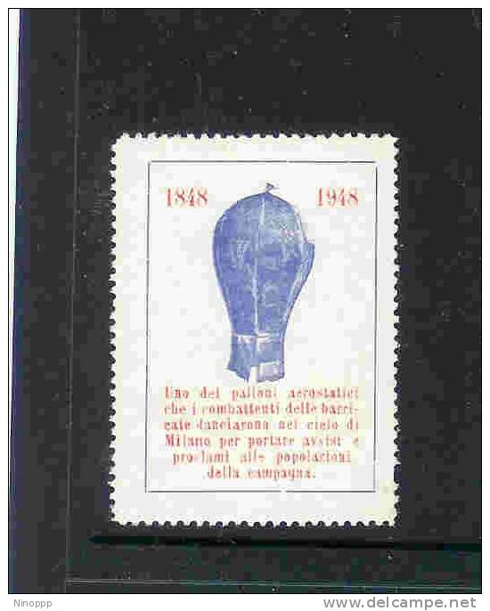 Italy-1948 Balloon Sticker MNH - Cinderellas