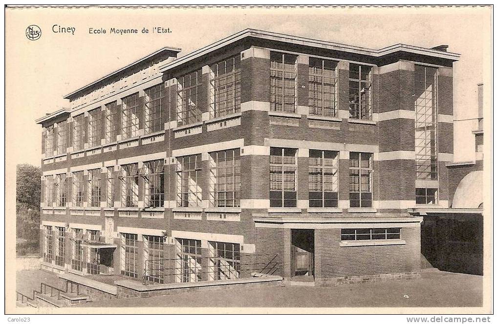 CINEY  :   ECOLE   MOYENNE  DE  L ' ETAT - Ciney