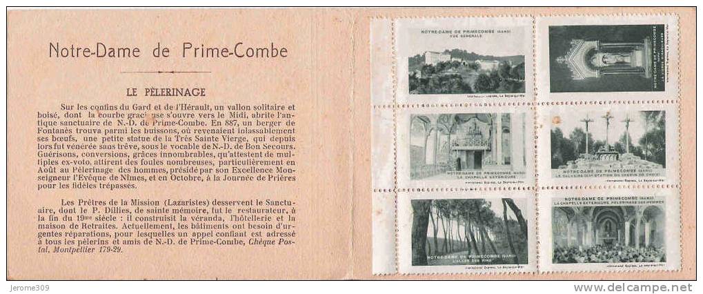 Carnet Pour La Restauration De Notre-Dame De PRIME-COMBE - FONTANES -(Gard) 30 - Blocs & Carnets