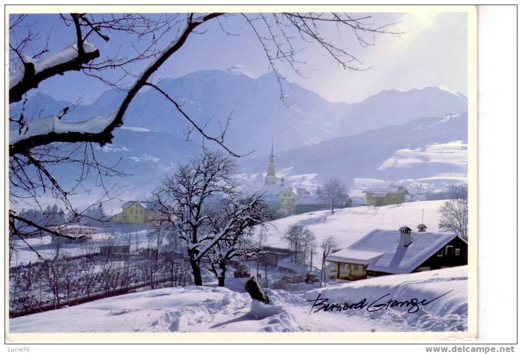 Paysage De Montagne  -   N° 2603  -    Village Enneigé - Rhône-Alpes