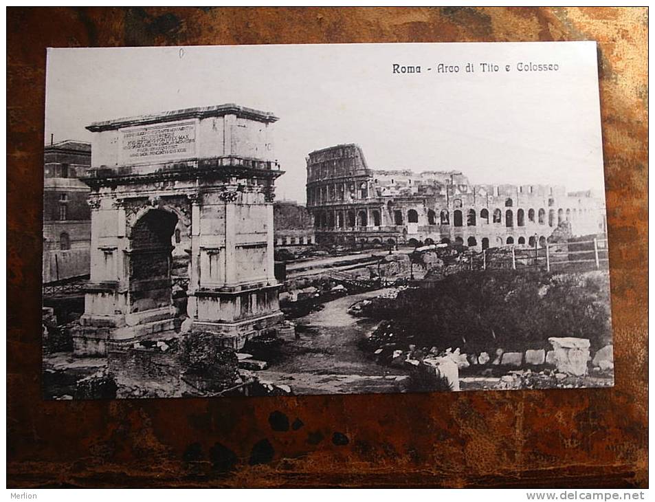 Lazio - ROMA -  Arco Di Tito E Colosseo  Cca 1910´s  - EF  D11049 - Colosseum