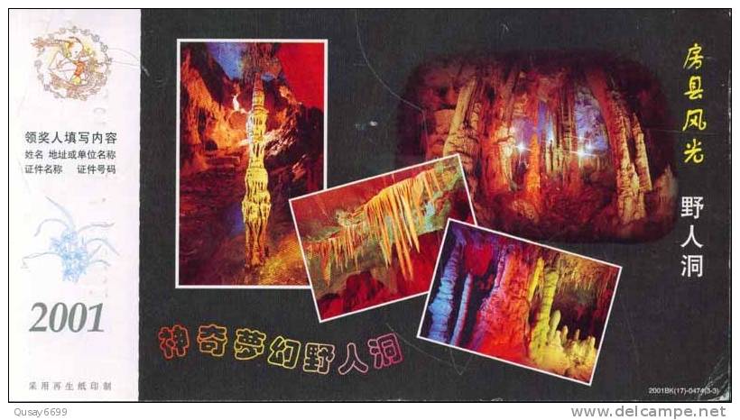 Yerengu  Limestone Cave,   Pre-stamped Postcard , Postal Stationery - Autres & Non Classés