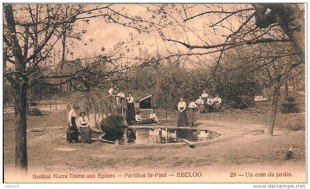 EECLOO  :  INSTITUT  NOTRE - DAMES     AUX  EPINES  -  PAVILLONS  St- PAUL - Eeklo