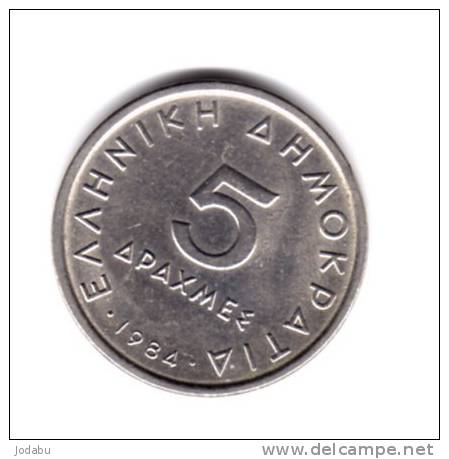 5 Drachmai Gréce  1984 - Grèce