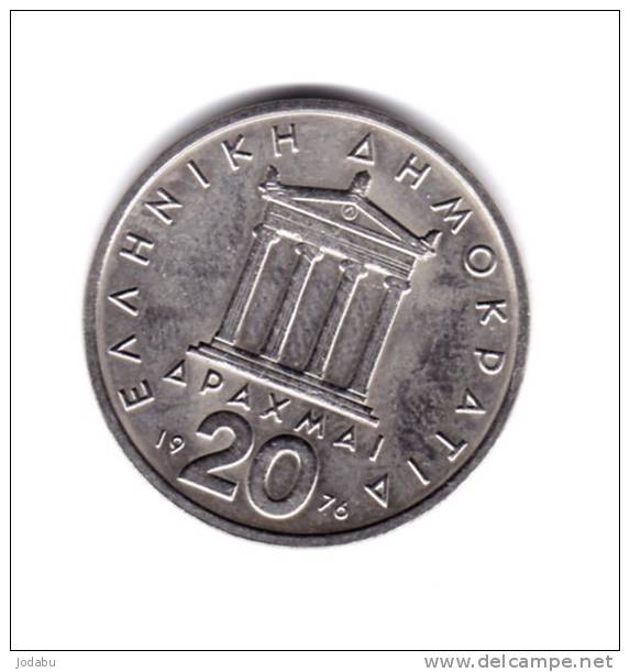 20  Drachmai Gréce  1976 - Griekenland
