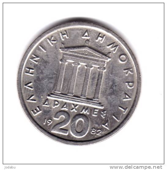 20  Drachmai Gréce  1982 - Greece