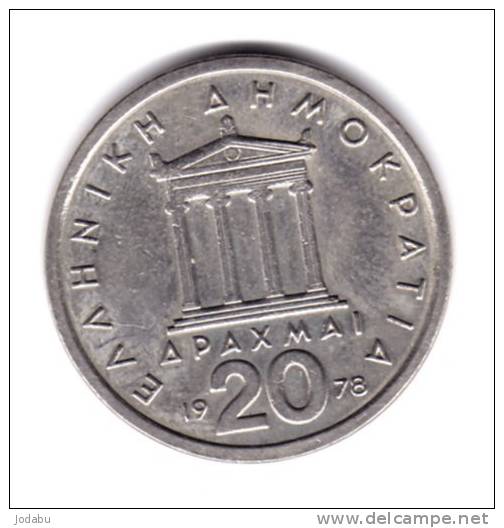 20  Drachmai Gréce  1978 - Grecia