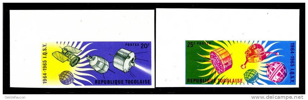 TOGO - Yvert - 429/34** Non Dentellés (C.d.f.) - Cote 4 € - Clima & Meteorología