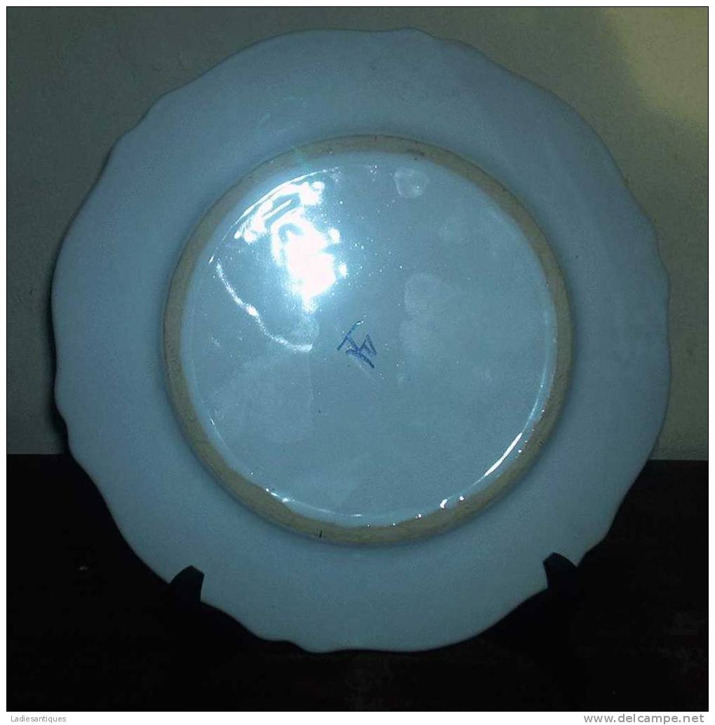 Malicorne - Assiette - Bord - Plate - AS 1827 - Malicorne (FRA)