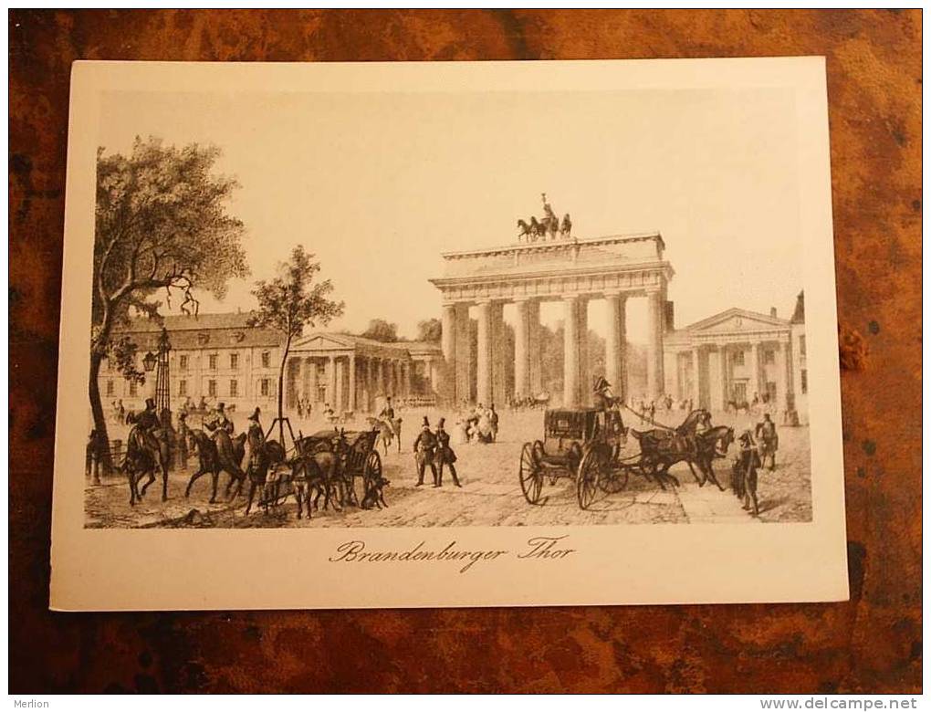 Berliner Ansichten Um 1840 -     EF  Cca 1945- D11366 - Porta Di Brandeburgo