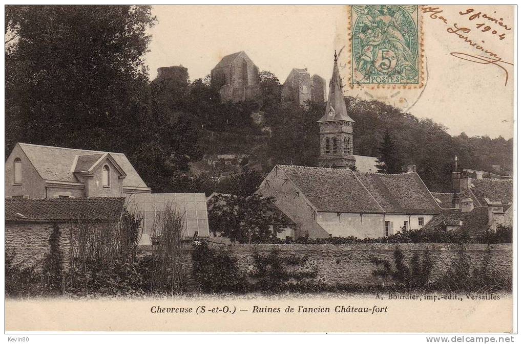 78 CHEVREUSE Ruines De L'ancien Château Fort - Chevreuse