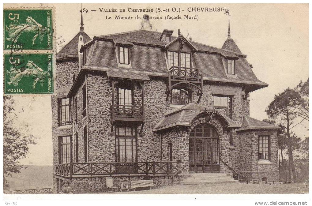 78 CHEVREUSE Le Manoir DeClaireau (façade Nord) - Chevreuse