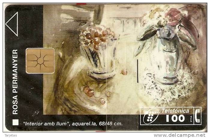 TARJETA P-216 /a COLECCION ARTE IV CON CHIP F-6  NUEVA-MINT - [3] Fehlliste