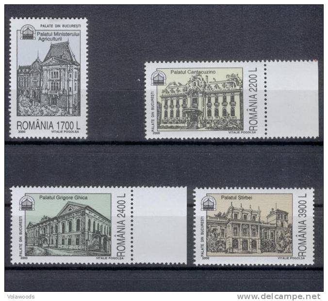 Romania - Serie Completa Nuova: Palazzi Storici - Unused Stamps