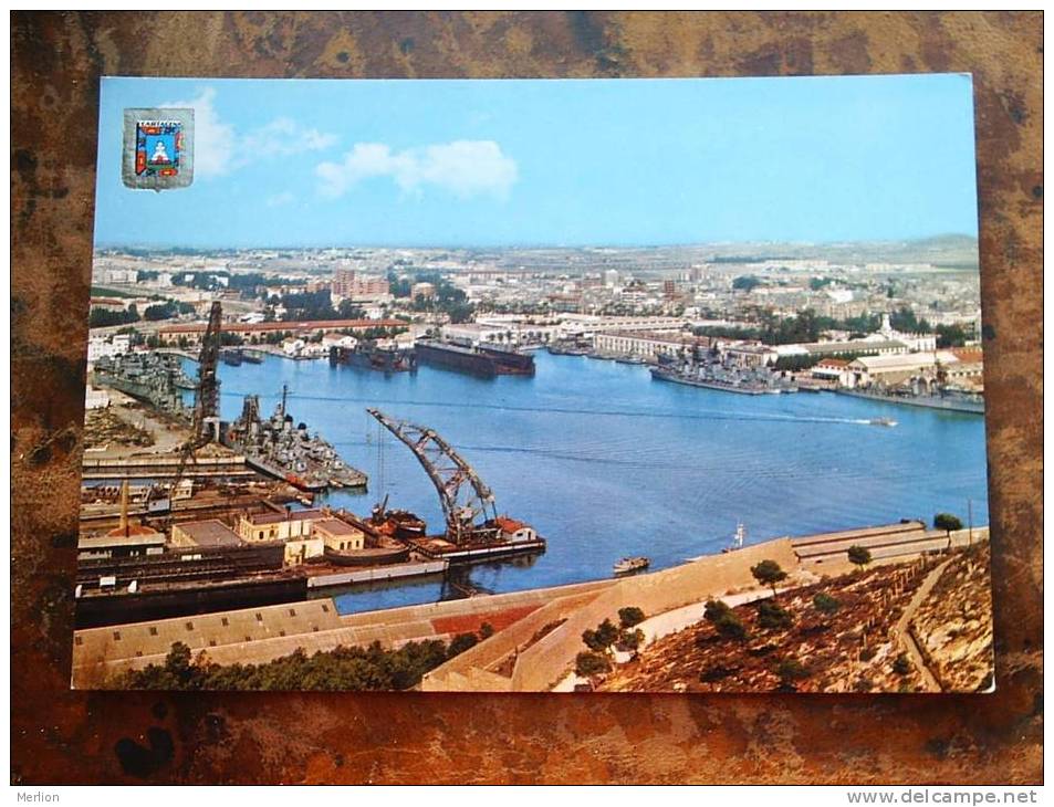 ESPAÑA - CARTAGENA - Dársena Del Arsenal Militar -  Puerto , Port ,  Harbour  VF/XF   Cca 1970´s  D11430 - Murcia