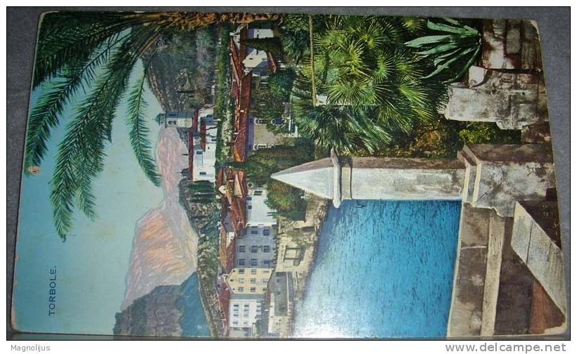 Switzerland,Italy,Torbole,Village View,Church,vintage Postcard - Chur