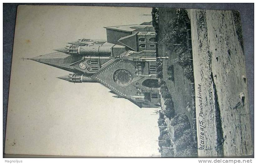 Germany,Halle,Saale,Pauluskirche,Church,Cathedrale,Religion,vintage Postcard - Halle (Saale)