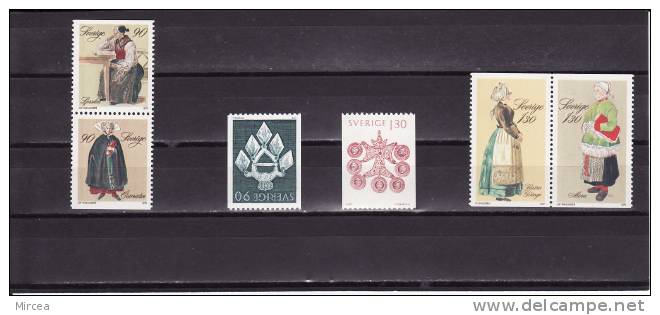 Suede - Yv.no.1069/74 Neufs** - Unused Stamps