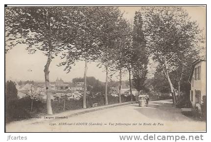 40 - AIRE SUR L' ADOUR - Vue Pittoresque Sur La Route De Pau - Aire