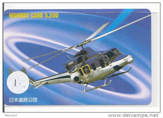 Télécarte Hélicoptère (1) HELICOPTER - CHOPPER - Hubschrauber - HELICÓPTERO - Elicottero - Avion - Phonecard - Flugzeuge