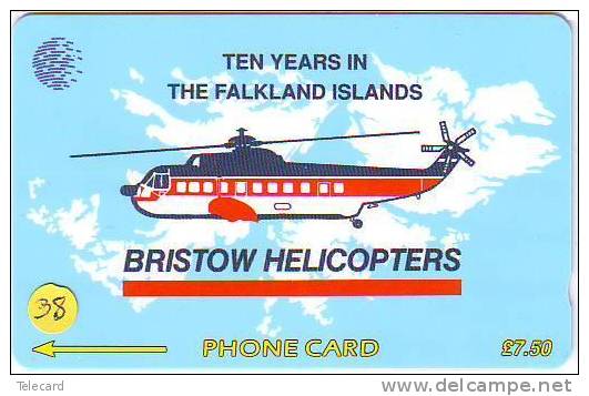 Télécarte Hélicoptère (38) HELICOPTER - CHOPPER - Hubschrauber - HELICÓPTERO - Elicottero - Avion - Phonecard - Flugzeuge